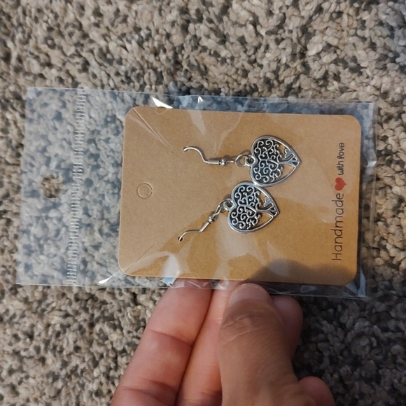 Vintage Alloy Tree Of Life Earrings - Picture 1 of 2